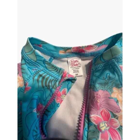 Ruffle Butts Rash Guard Swim Suit Toddle Girls Size 2T Very good used condition - Picture 5 of 8